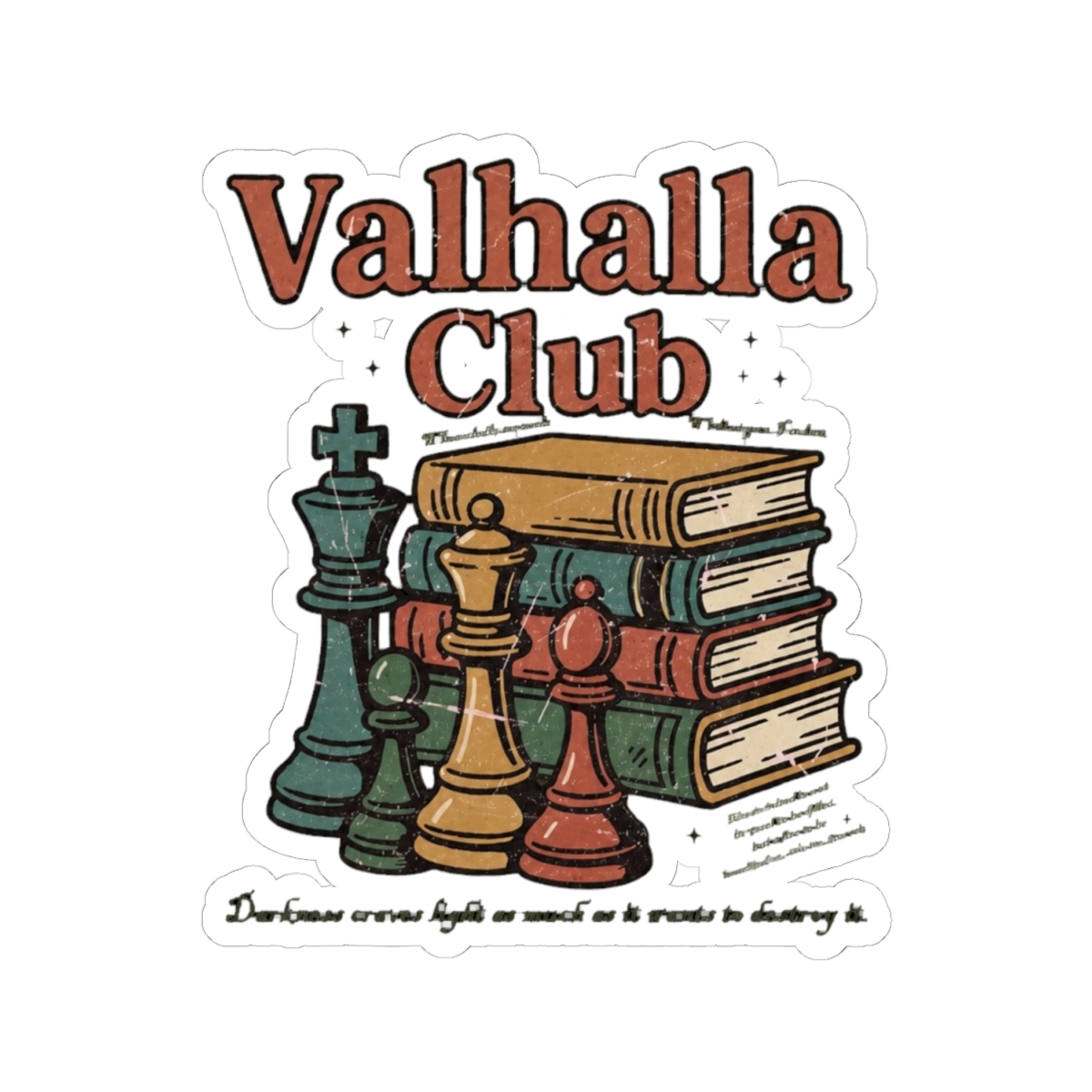 Valhalla Club Twisted series Kings of Sin Ana huang Book Alex Volkov Sticker - alternate angle 1, merchandise