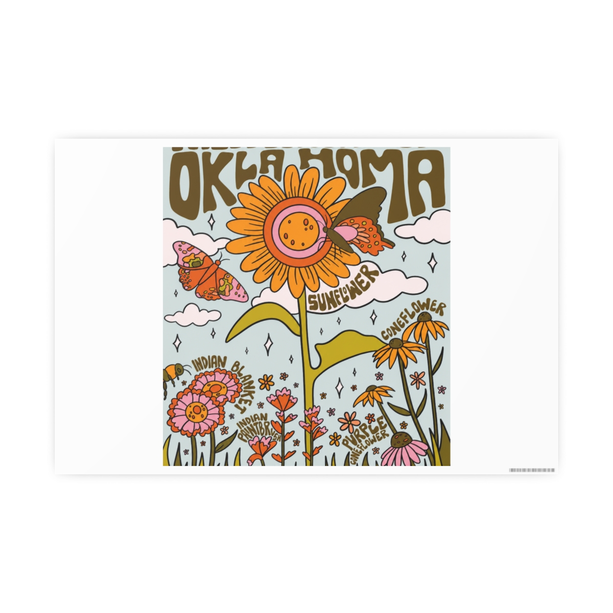 Oklahoma Wildflowers Posters | Ana Huang - alternate angle 3, merchandise