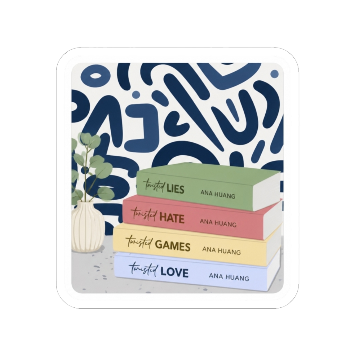 Twisted Series Vinyl Sticker | Dark Humor Decal for Collectors | Ana Huang
