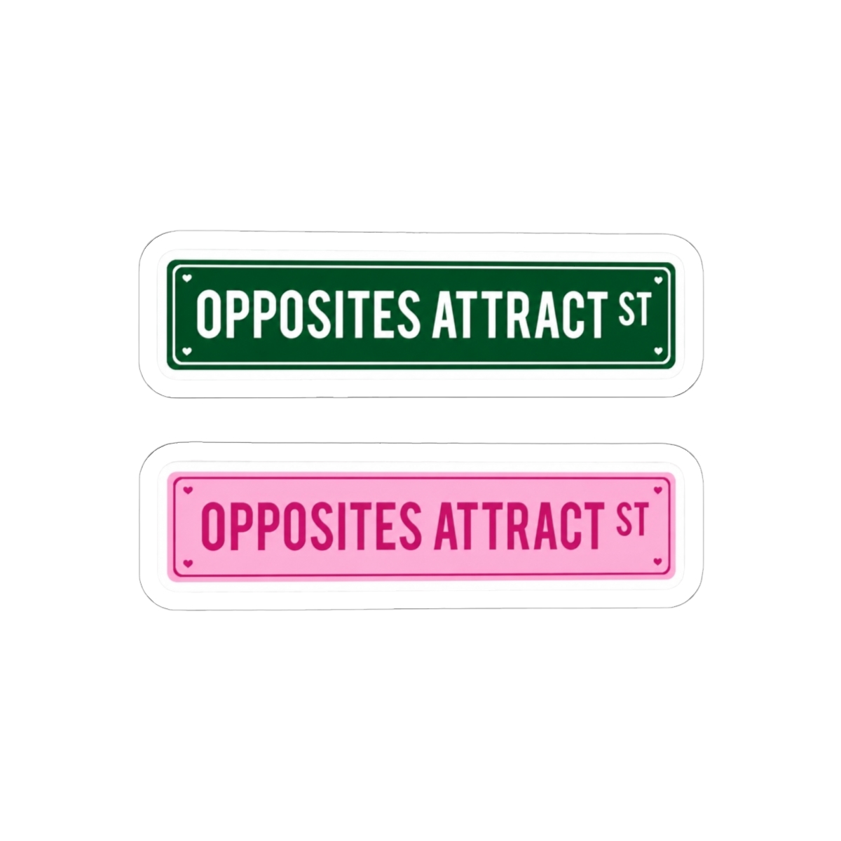 Opposites Attract Street | Pink Green Book Obsessed Aesthetic Lane Street Sign | Gifts for Readers | King of Pride | Twisted Love | Funny Story Emily Henry | Spicy Booktok | Kindle Reader Pack | Ana Huang