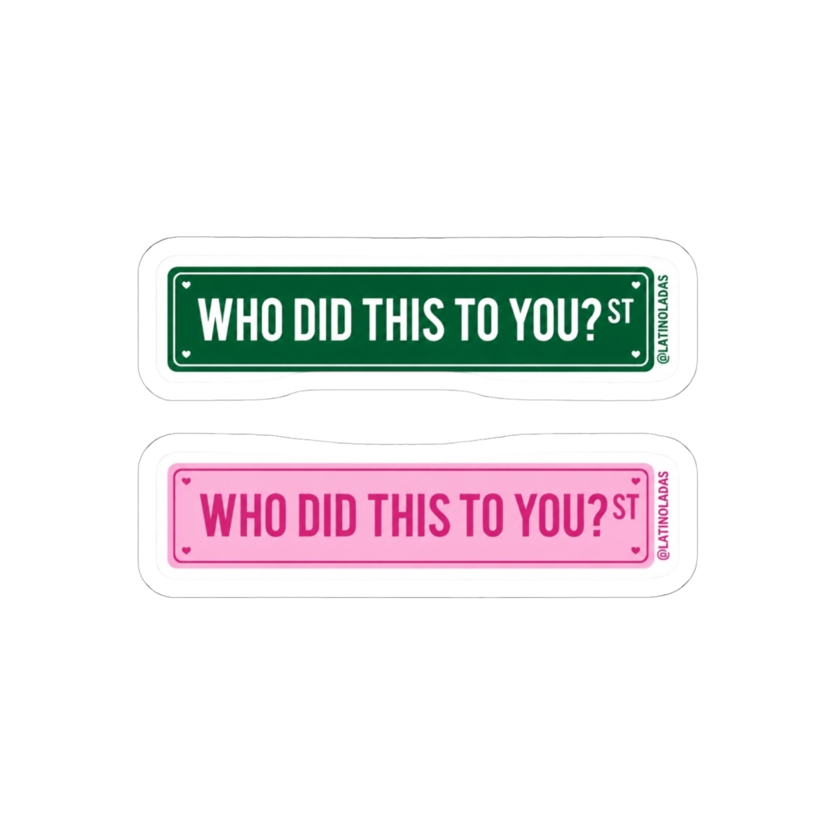 Who Did This To You Street | Pink Green Bookish Aesthetic Street Sign | Romantasy Reader | Acotar Sarah J Maas | Love Hypothesis Ali Hazelwood | Twisted Love Ana Huang | Romance Kindle Girlie Pack - alternate angle 2, merchandise